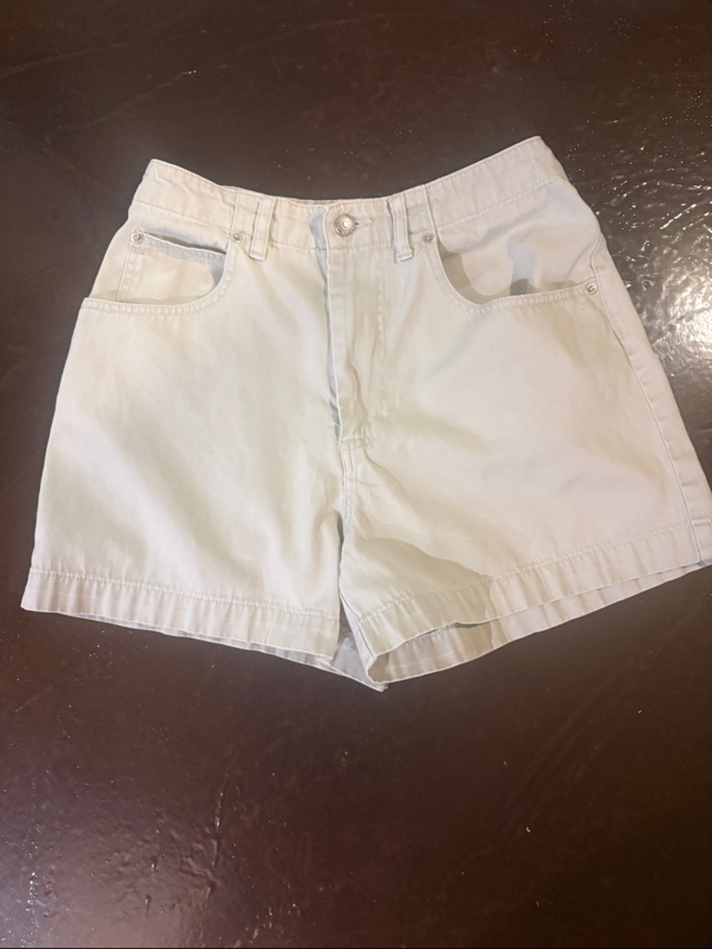 Banana Republic 100% cotton khaki shorts with high waist